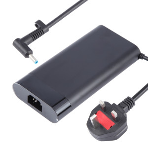 Adaptateur secteur ovale pour ordinateur portable 200 W 19,5 V 10,3 A pour HP 4,5 x 3,0 mm, prise : prise britannique SH06031610-20